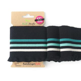 GOTS Biologische boordstof CUFF ME FRILL [140 cm | 8 cm] | Albstoffe | Hamburger Liebe, 