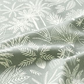 Decostof Half panama abstracte palmbomen – riet/natuur – riet/natuur, 