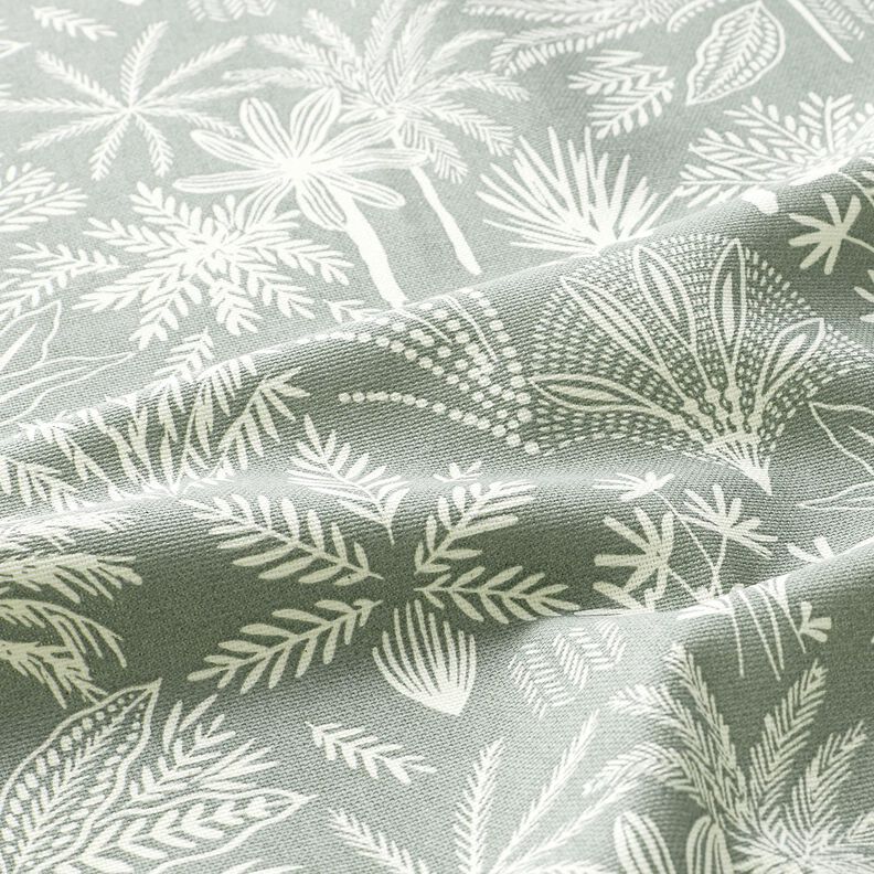 Decostof Half panama abstracte palmbomen – riet/natuur – riet/natuur,  image number 2
