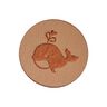 Decoratie walvis [ 23 mm ] – beige,  thumbnail number 1