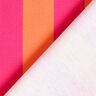 Decostof Half panama Blokstrepen – intens roze/oranje,  thumbnail number 4