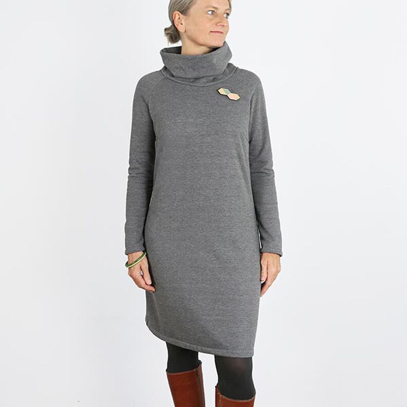 FRAU POLLY - gezellige sweaterjurk met rolkraag, Studio Schnittreif | XS - XXL,  image number 5