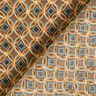 Satijn geometrisch retro patroon – karamel,  thumbnail number 4