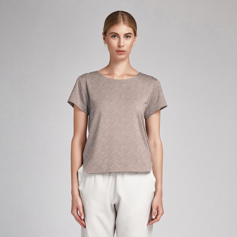 Glanzende viscosemix – roos,  image number 4