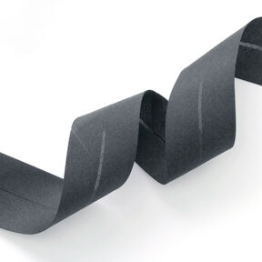Biasband Polycotton [50 mm] – donkergrijs, 