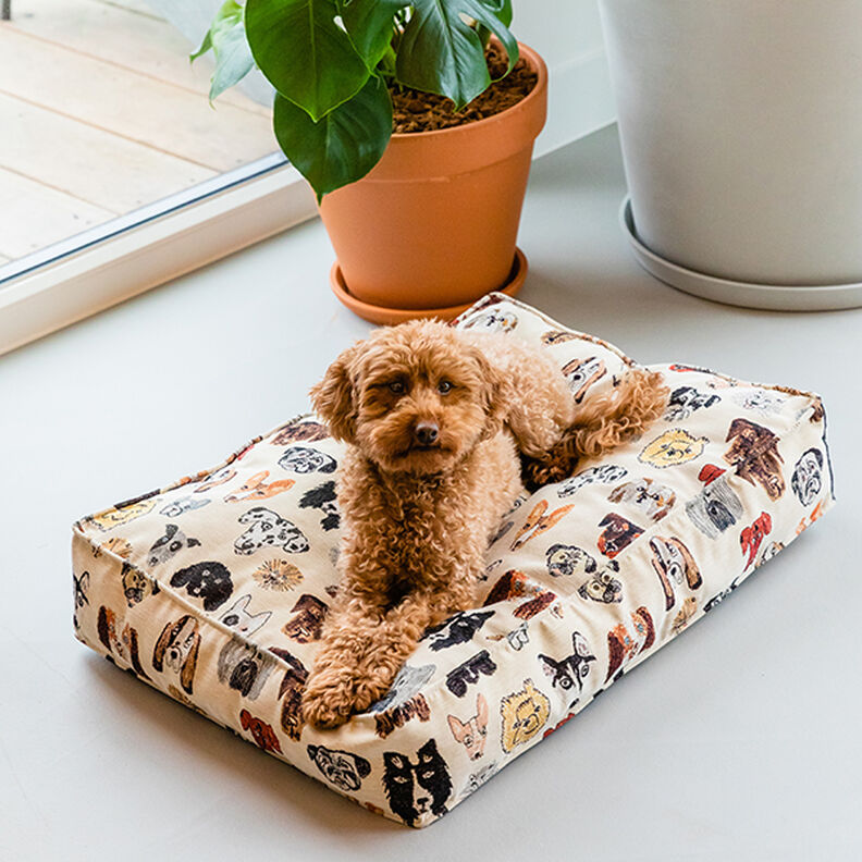 Decostof Gobelin honden – beige, image number 6