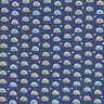 Katoenjersey kleine regenbogen – indigo,  thumbnail number 1