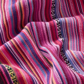 Decostof Jacquard Fijne strepen – purper/bessen, 