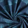 Katoenjersey Ginkgo bladeren – marineblauw,  thumbnail number 3