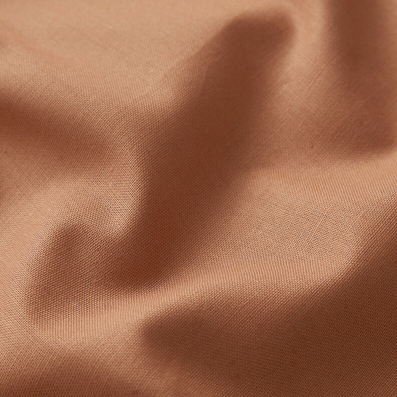 Katoenen stof Cretonne Effen – kaneel,  image number 2