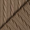 Tricot Cloqué Kabelsteekpatroon – duingeel,  thumbnail number 4