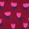 Teddy pluche tulpen | Poppy Fabrics – karmijnrood,  thumbnail number 1