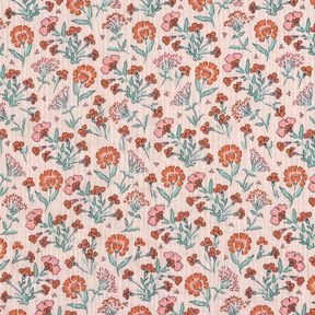 Mousseline/dubbel gehaakte stoffen Bloemenweide | Poppy Fabrics – roos, 