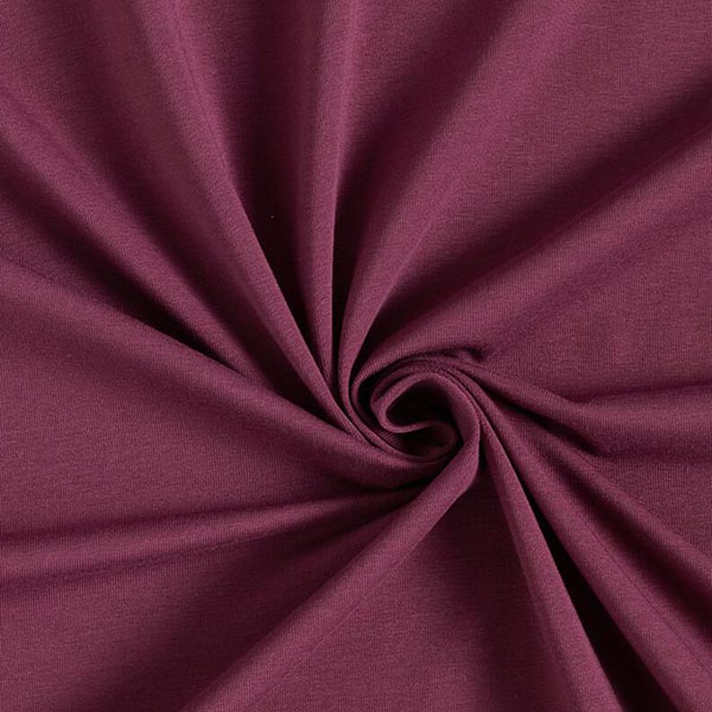 GOTS Katoenjersey | Tula – aubergine,  image number 1