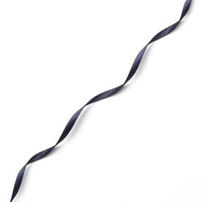 Satijnband [3 mm] – marineblauw, 