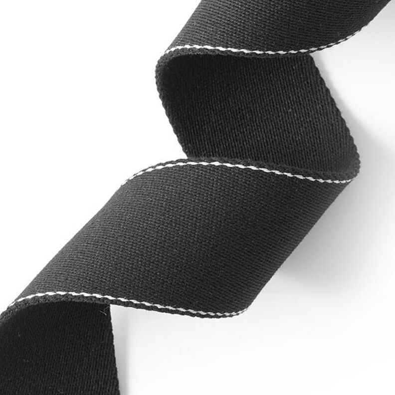 Tassenband gerecycled - zwart,  image number 2