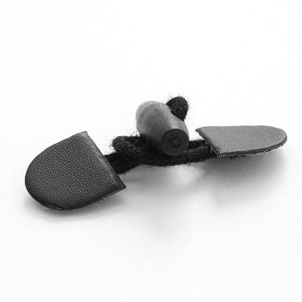 Dufflecoatsluiting [ 55 mm ] – zwart,  image number 2