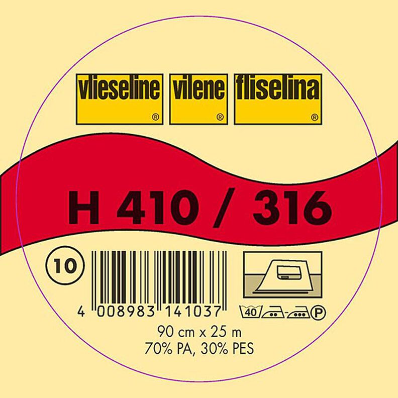 H 410 Plakbare Tussenvoering | Vlieseline – wit,  image number 2