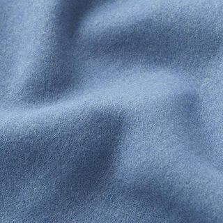 Mantelstof gerecycled polyester – jeansblauw, 