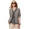 Bi-stretch gabardine – donkertaupe,  thumbnail number 6