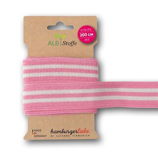 GOTS Biologische boordstof STRIPE ME COLLEGE [200 cm | 3,5 cm] | Albstoffe | Hamburger Liebe, 