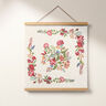 Decoratief stuk Gobelin Romantisch bloemenmotief – lichtbeige,  thumbnail number 6