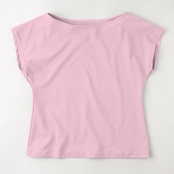 Katoenjersey medium effen – roze,  image number 8