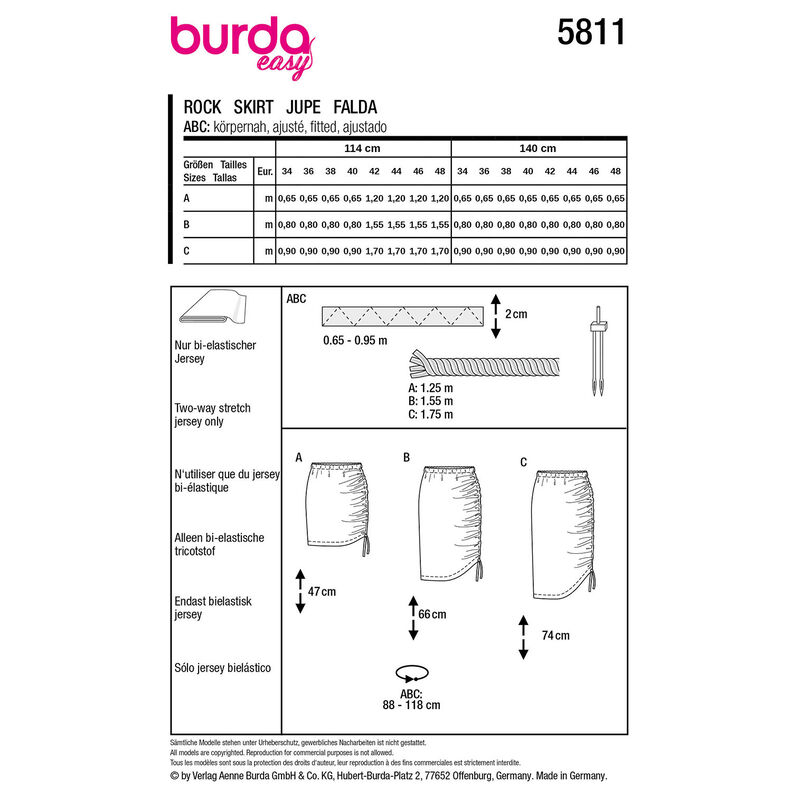 Rok | Burda 5811 | 34-48,  image number 12