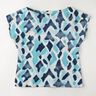 Viscosejersey Ikat-motief – hemelsblauw/nachtblauw,  thumbnail number 5