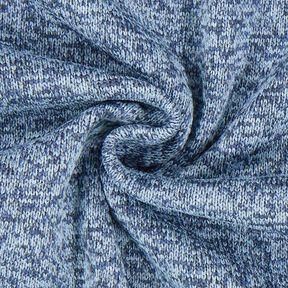 Fleece gebreid – blauw, 
