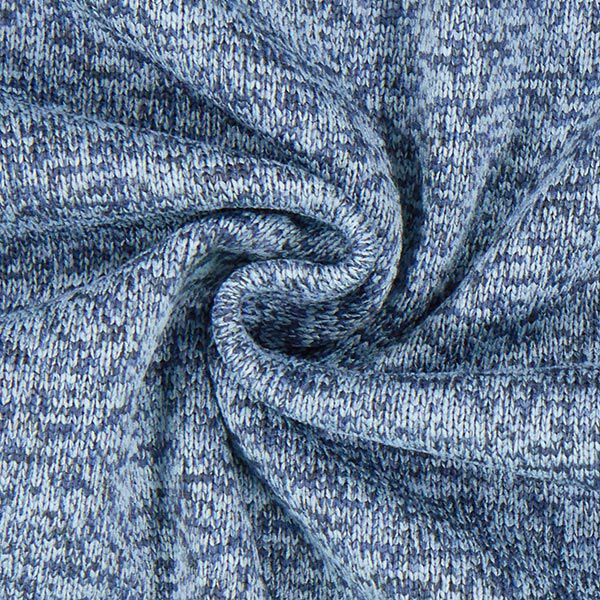 Fleece gebreid – blauw,  image number 2