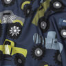 Katoenpopeline Monstertrucks | Poppy Fabrics – marineblauw,  thumbnail number 2