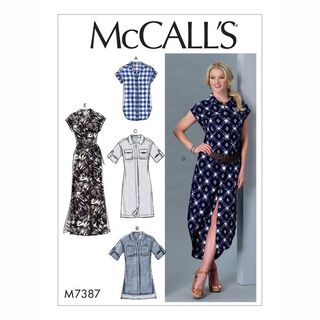 Top|tuniek|jurk|riem, McCalls 7387 | 42 - 50, 