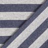 Jersey glitter horizontale strepen – lichtgrijs/marineblauw,  thumbnail number 5