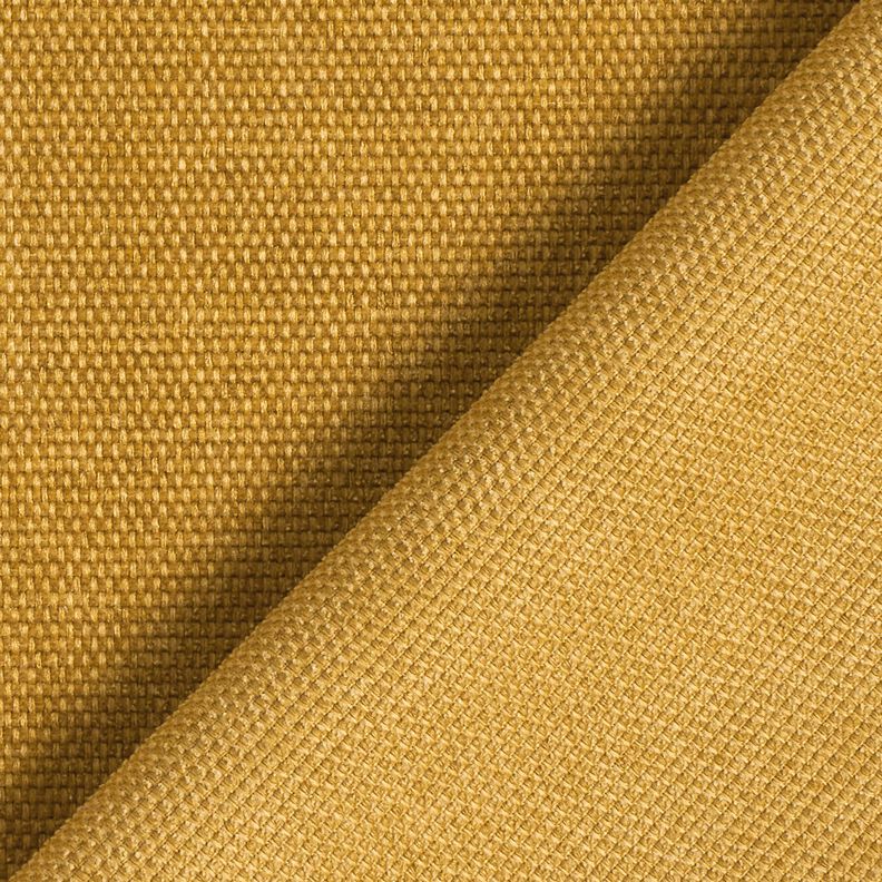 Bekledingsstof Chenille-stof – mosterd, image number 3