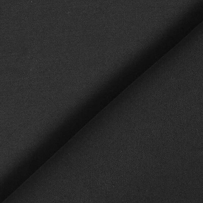 Viscose satijn Effen – zwart,  image number 4