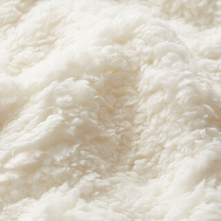 Sherpa effen – ecru, 