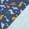 Sommersweat Dino's | Poppy Fabrics – indigo/lichtblauw,  thumbnail number 4