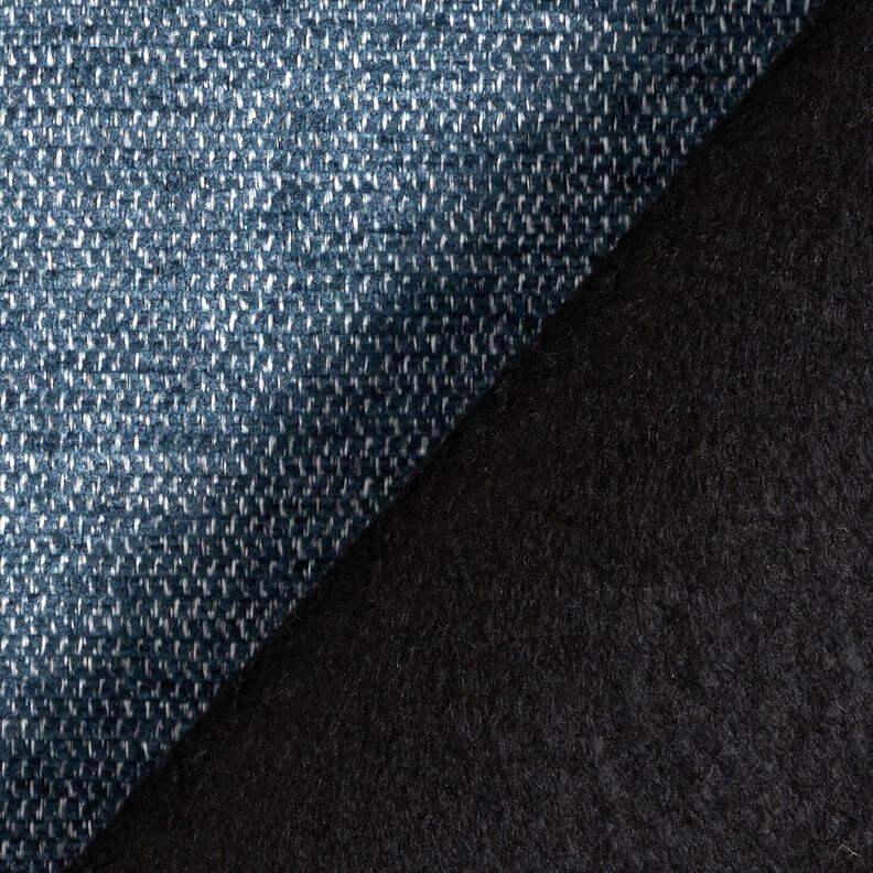Bekledingsstof Chenille Mix – blauw/zilvergrijs,  image number 3