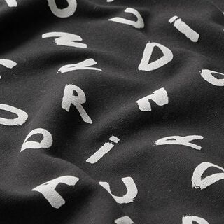 Sweatshirt geruwd Letters "dinosaurus" – zwart, 