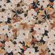 Fijngebreide bloemen met glitteraccenten – donkerbeige,  thumbnail number 1