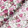 Katoenpopeline Wilde rozen – wit/kaasjeskruid,  thumbnail number 4
