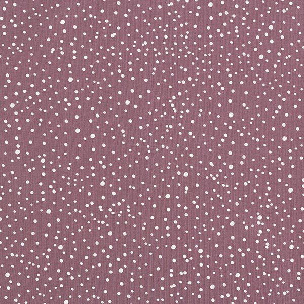 Katoenjersey onregelmatige punten – aubergine, image number 1