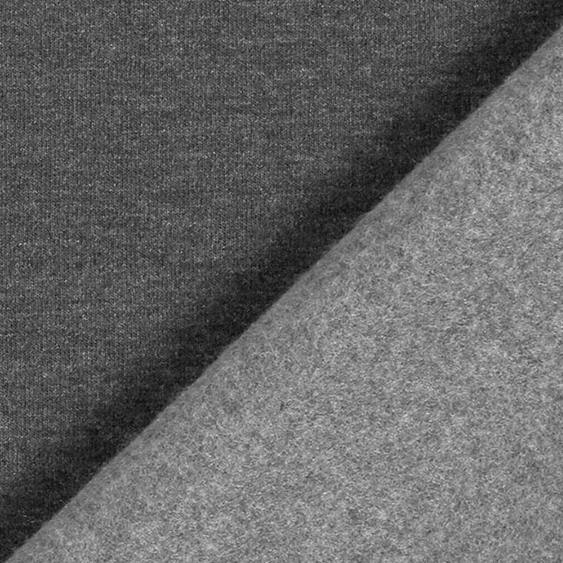 Licht katoenen sweatstof mix – anthraciet,  image number 5