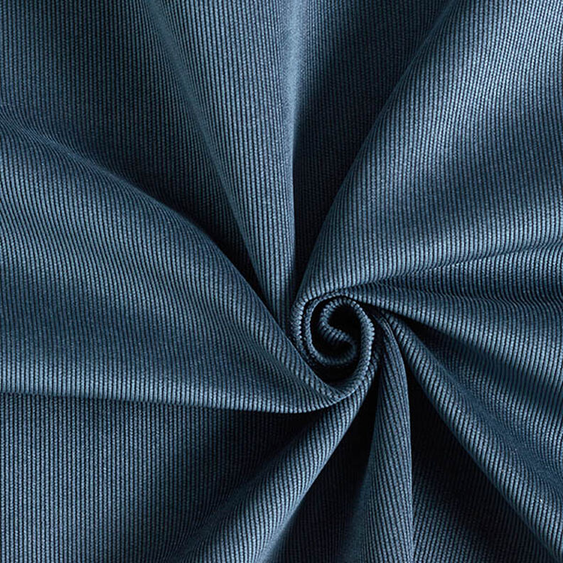 Bekledingsstof Babyrib – blauw, image number 1