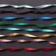 Fluweelband Effen Metallic [10 mm] – dennengroen,  thumbnail number 3