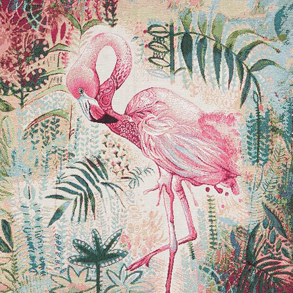 Decostof tapijtstuk Flamingo – beige/pink,  image number 1