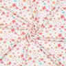 GOTS Katoenjersey kleurrijke bloemen Digitaal printen | Poppy Fabrics – wit/perzik,  thumbnail number 3