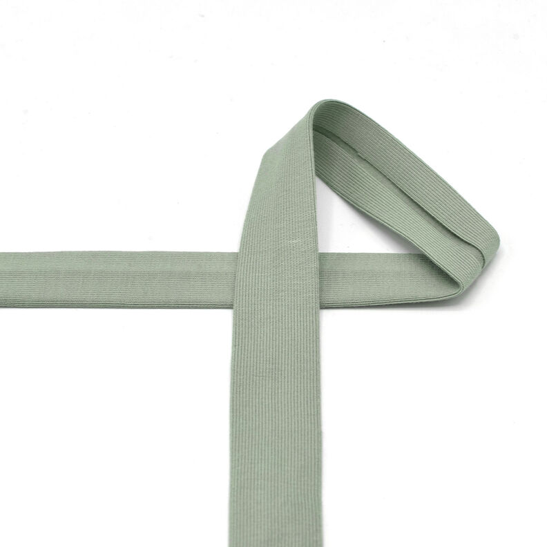 Biasband Katoenjersey [20 mm] – riet,  image number 2