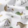 Biologische katoenjersey Paarden en eenhoorns Digitaal printen – ecru,  thumbnail number 2